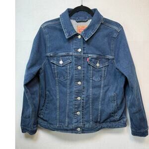 Levi's Relaxed Fit Trucker Denim Jacket, Women's Size 1X - Excellent